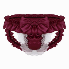 Sexy Mens Lace Briefs Open Butt Low Sissy G-string Thong Underwear Panties Gay Men Lace Lingerie Sexy Erotic Hollow Panties