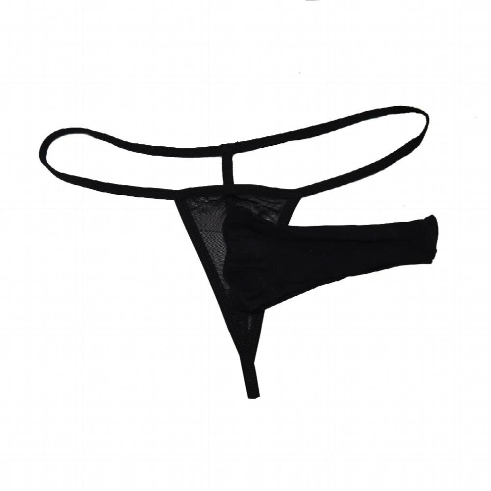 Sexy Gay Men Thongs Underwear Sissy Erotic Low Waist Mesh Panties G-string Penis Sheath Cock Pouch Wear Briefs