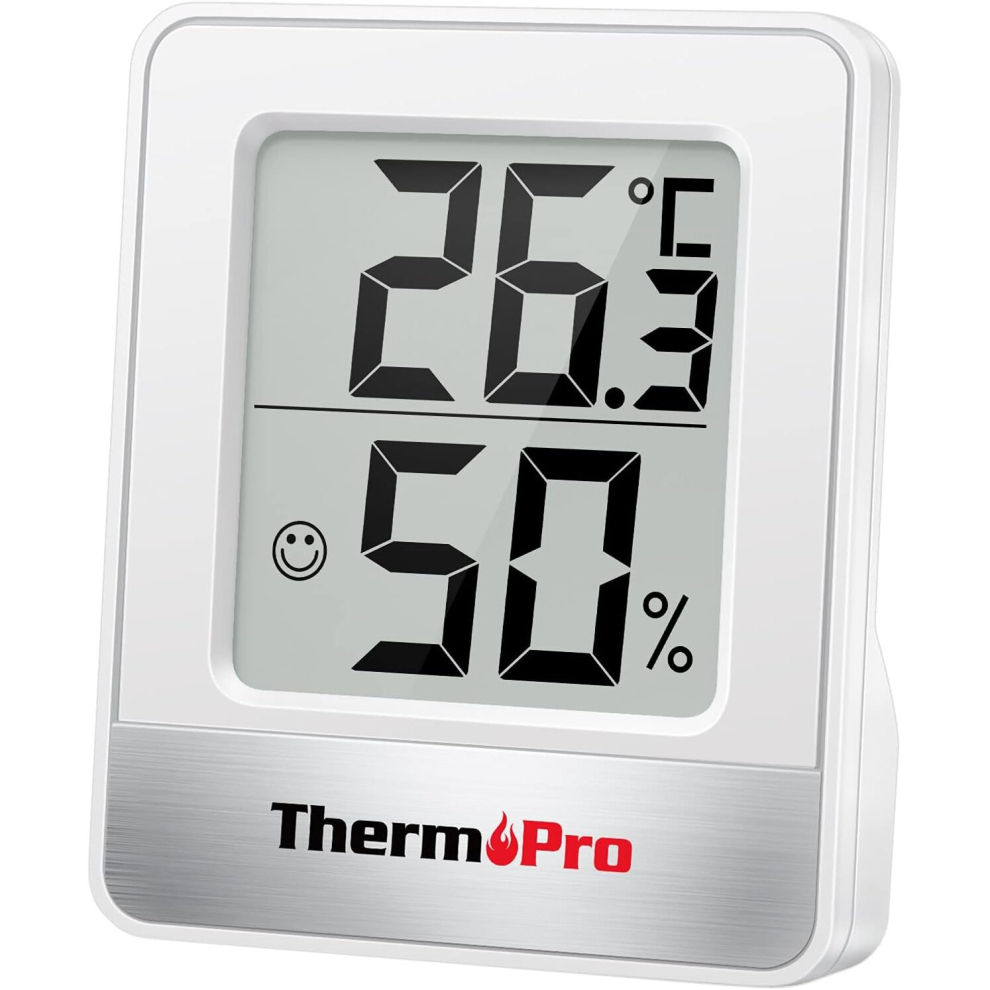 ThermoPro TP49 Small Digital Hygrometer Indoor Thermometer Room Thermometer Temperature and Humidity Meter for Home Office Comfort Reptile Thermometer