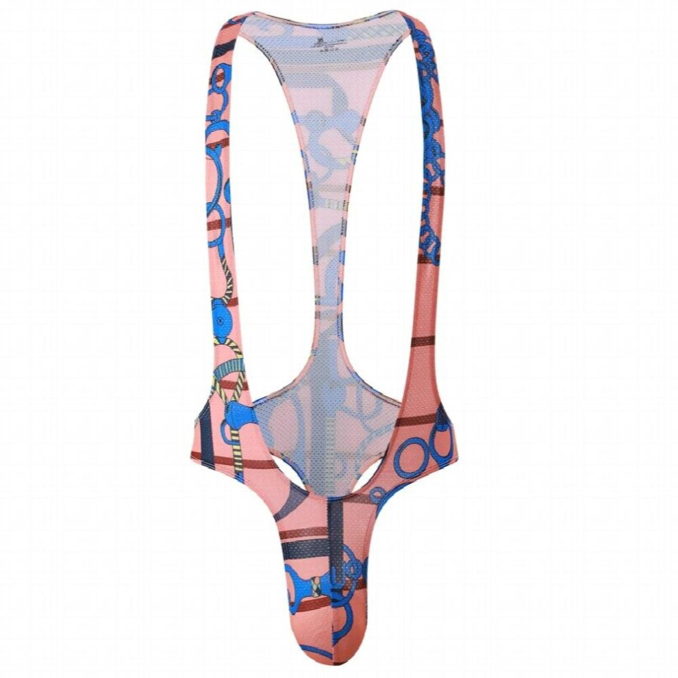 Multicoloured Sexy Mens Undershirts Jockstrap Mesh Breathable Jumpsuits Leotard Underwear Teddies One-Piece Wrestling Singlet Bodysuirts Jj92