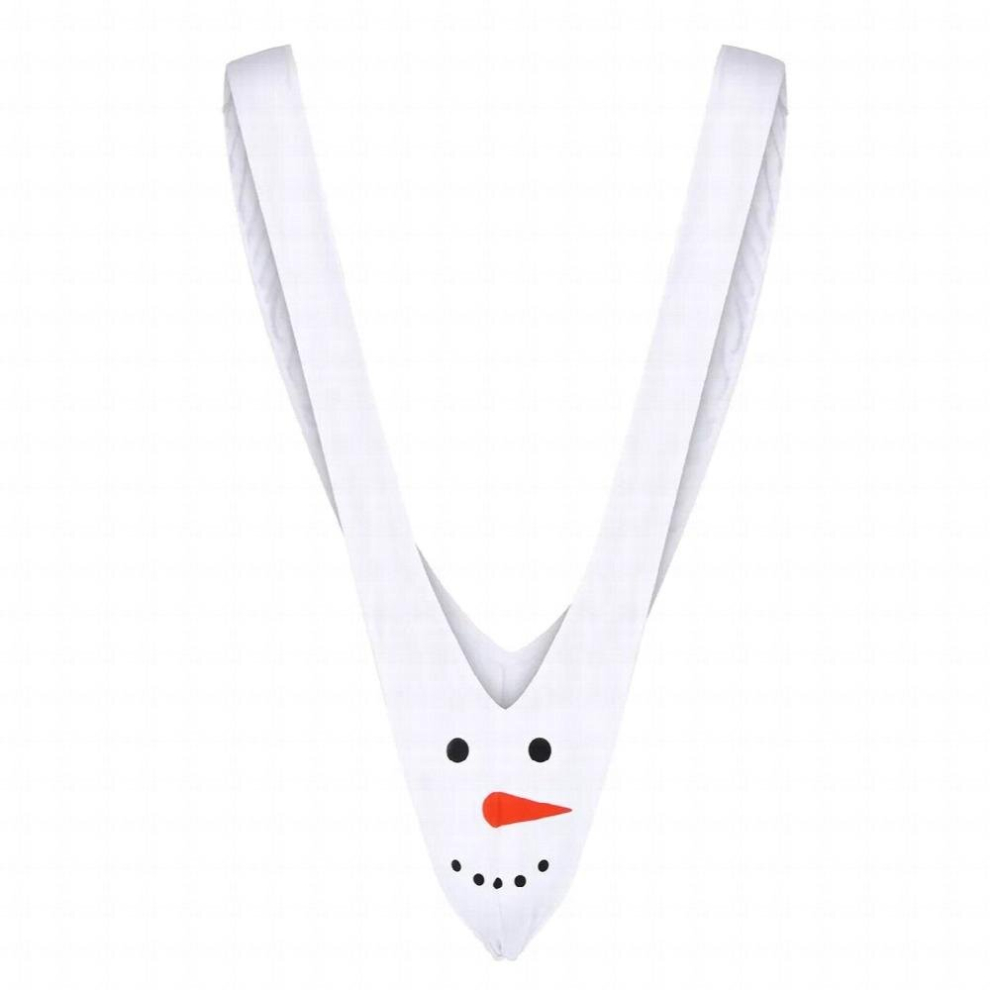 Multicoloured Men Erotic Sexy Strap Underwear Mankini One Piece G String Thong Body Costume Christmas Snowman Bodysuit Lingerie