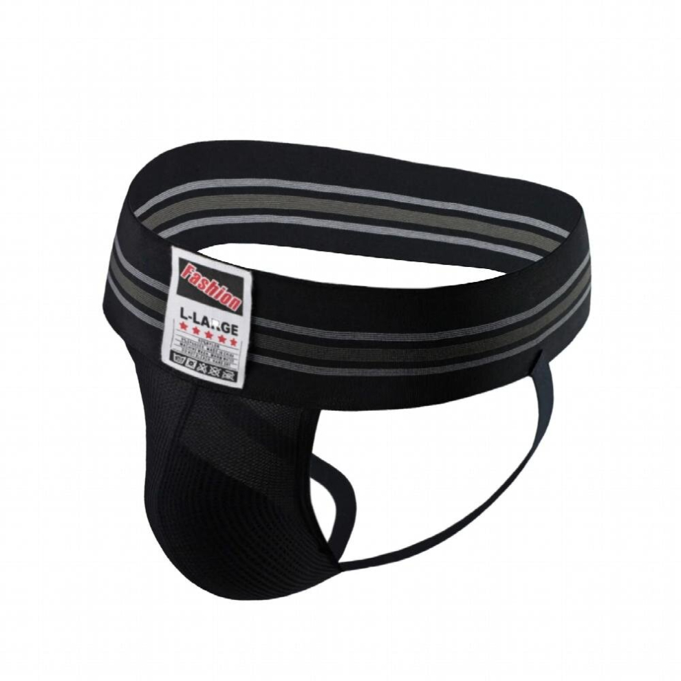 Sexy Underwear Men Thong Jockstrap Lingerie G String Man Penis Pouch cueca homem Underpants Wide Waistband Panties