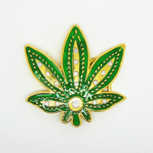 American zinc alloy material casual maple leaf belt buckle men and women couple accessories