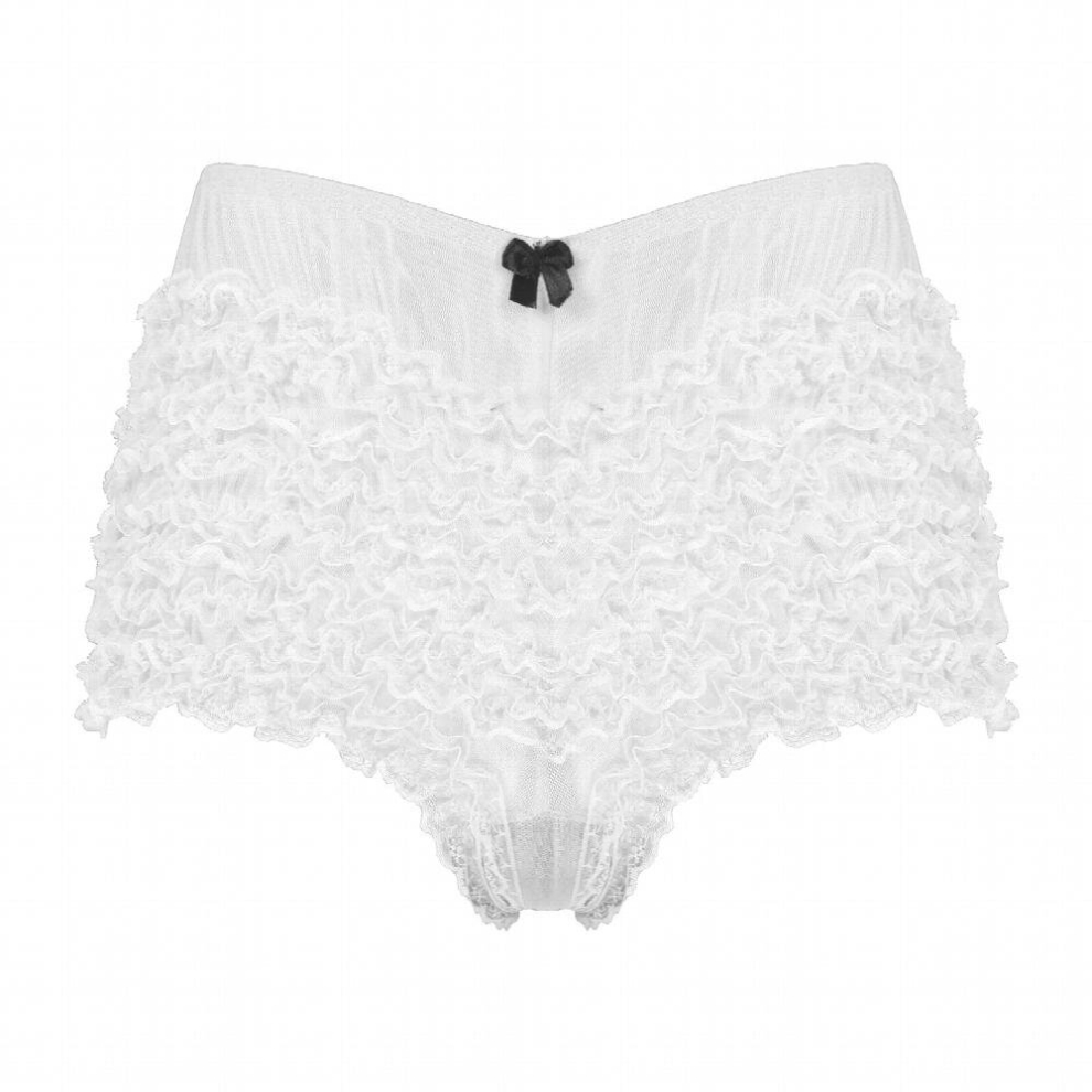Mens Sissy Briefs Ruffle Lace Boxer Shorts Bikini Briefs Men Sexy String Thong Panties Underpants Erotic Underwear