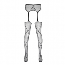 Mens Stretchy Hollow Out Sexy Socks Fishnet Stockings Tights See-through Crotchless Pantyhose Nightwear for Lingerie Clubwear