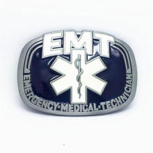 American EMT letter snake belt buckle for men women zinc alloy punk belt buckles male female accessories