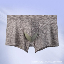 Man Sexy Elephant Nose Boxers Penis Pouch Lingerie Big Dick Underwear Bulge Scrotal Eczema Briefs Gay Costume Winter Breathable