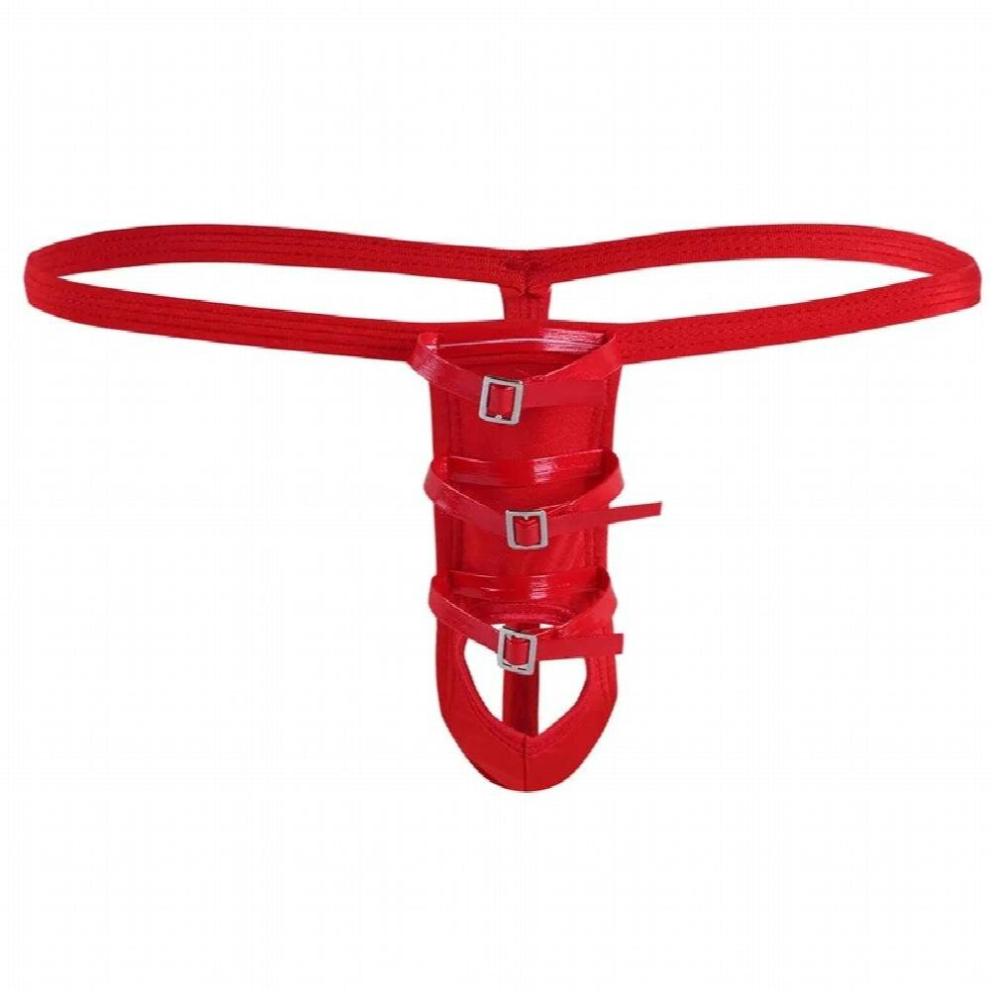 Multicoloured Sexy Mens Strappy Open Butt G-String Bikini Underwear With Penis Hole Gay Male Underwear Briefs Lingerie Panties