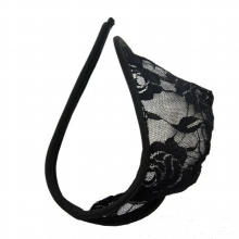 Sexy Mens C Trousers Transparent Exotic Thongs Invisible T-back Solid Lace Underpants Seamless Underwear ????? ???????