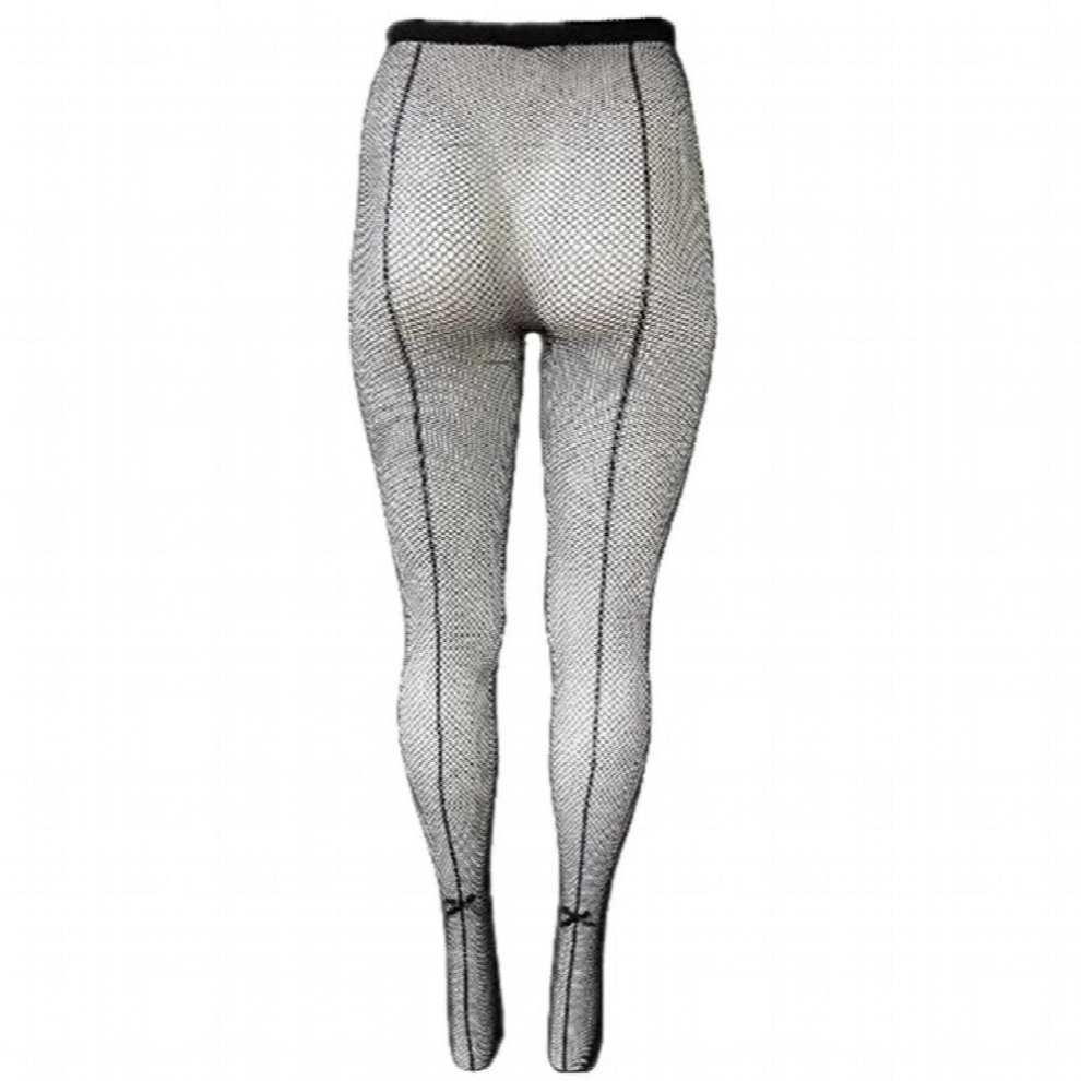 Multicoloured Arrive Man Tights For Boyfriend Husband Fishnet Pantyhose Sexy Back Link Small Bowknot Hosiery Exotic Male Underwear