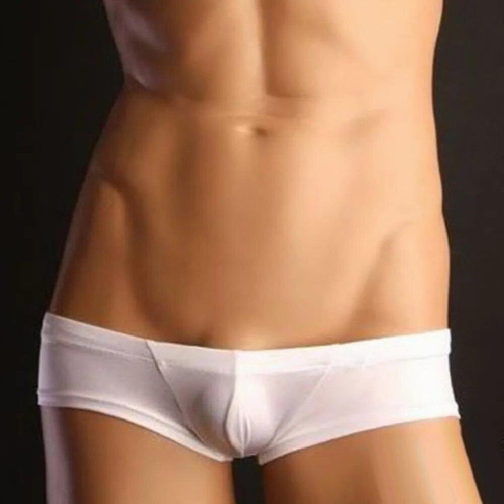 Sexy Mens Sexy Underwear Shorts Boxers Transparent Mesh See Through Erotic Underpants Low Waist Pouch Pantie