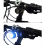 Waterproof Bike Light Set with 5 LED Front Headlight and Rear Safety Flashlight 8