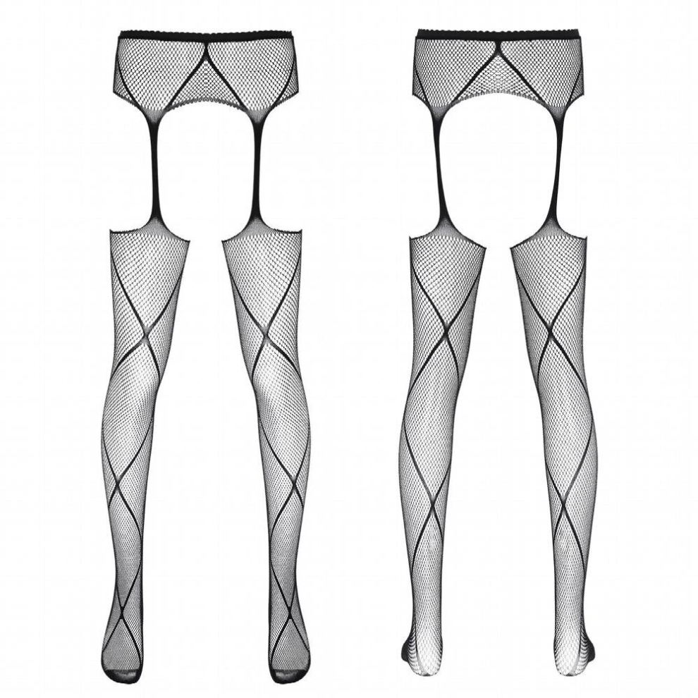 Sexy Stockings Open Crotch Pantyhose Tights Women Lingerie Crotchless Transparent See-through Mesh Fishnet Pantyhose
