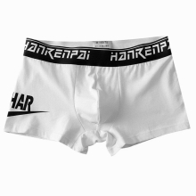 Men Trunk Underwear Cuasal Boxer Shorts Man Breathable Cotton Elastic Waist Underpants Sport Panties For Boys Teen Underwear A50