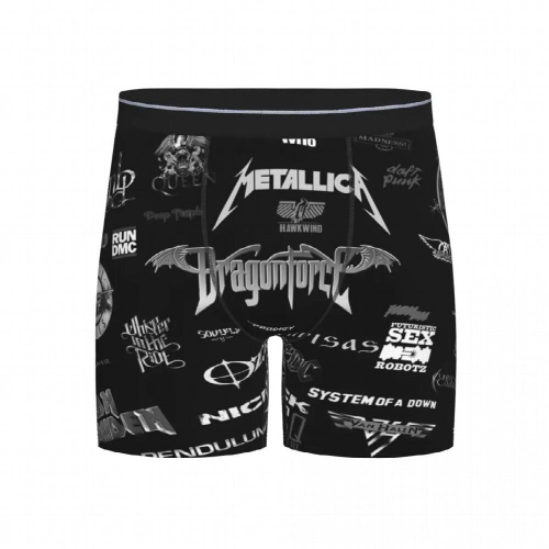 Heavy Metal Underpants Breathbale Panties Male Underwear Boxer Briefs