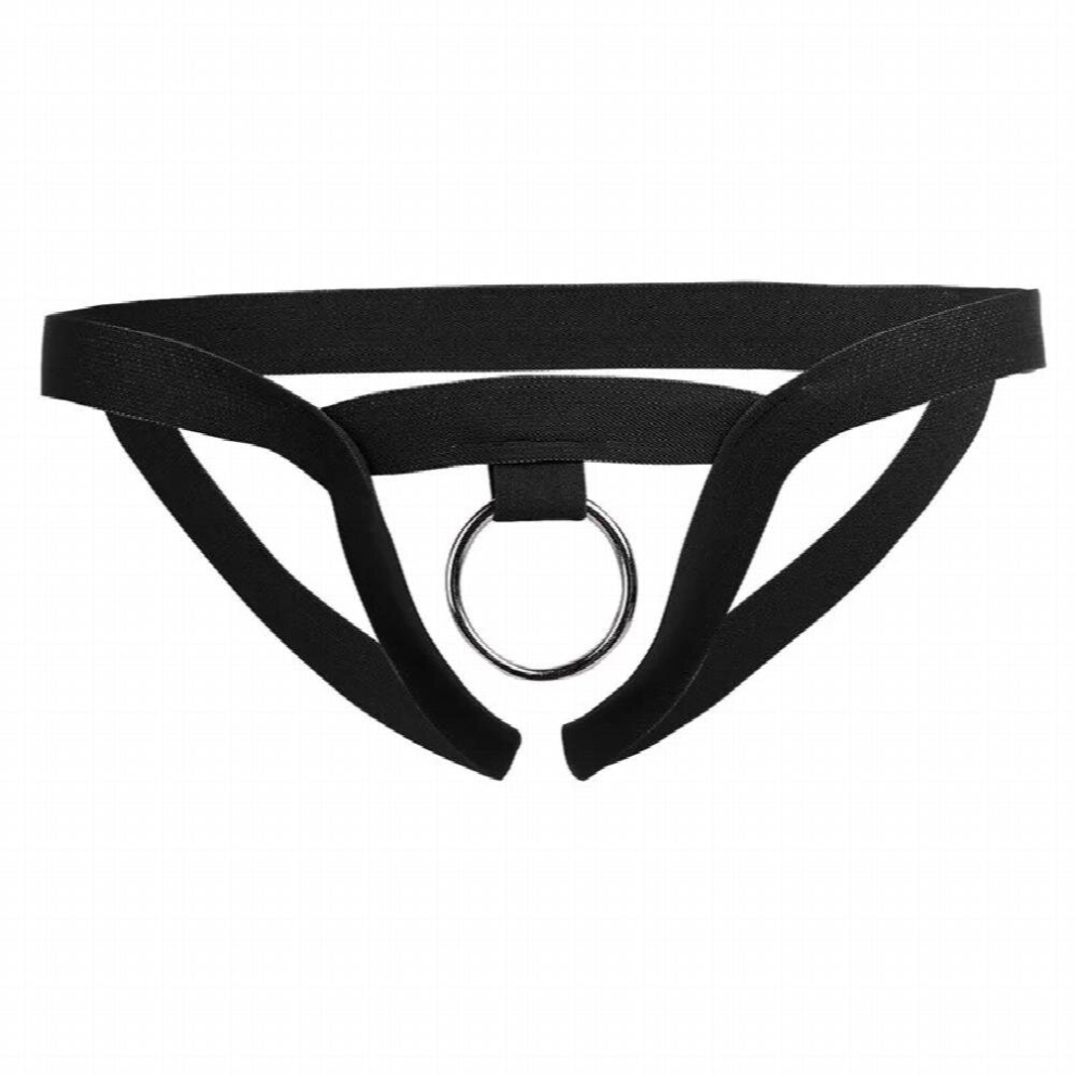 Men Lingerie Sexy Crotchless Panties for Men G-string Bikini Underwear Jockstrap Thong Mens Open Butt Underpants with O-Ring