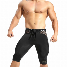 Mens Compression Running Tights Gym Fitness Sport Leggings Elasticity Men Running Short Legging Breathable Boxer Short Underwear