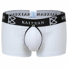 Men Underwear Boxers Shorts Sexy Male Gay Penis Pouch Front Removable Underpants Jockstraps Penis Pouch Pad Panties