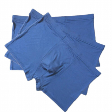 3 Pieces Boxer Men Underwear Bamboo Fiber Soft comfortable Good Elasticity Plus Size Shorts boxers Pants Underwears Purple