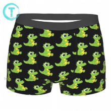 Crocodile Underwear Polyester Pouch Trunk Youth Funny Boxer Brief