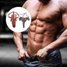 String G Thong Mentthongs Briefs Mensrise Lowfunnyharness Man Animal Deer Elephant Male Novelty