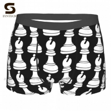 Chess Underwear Trenky Polyester Stretch Trunk Boys Pouch Sublimation Boxer Brief