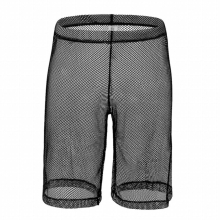 Mesh See Through Sexy Men Underwear Transparent Boxer Half-length Solid U Convex Pouch Boxer Mens Long Underwear Gay Wear M13