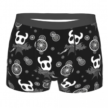 Hollow Knight Pattern Underpants Breathbale Panties Male Underwear Print Shorts Boxer Briefs
