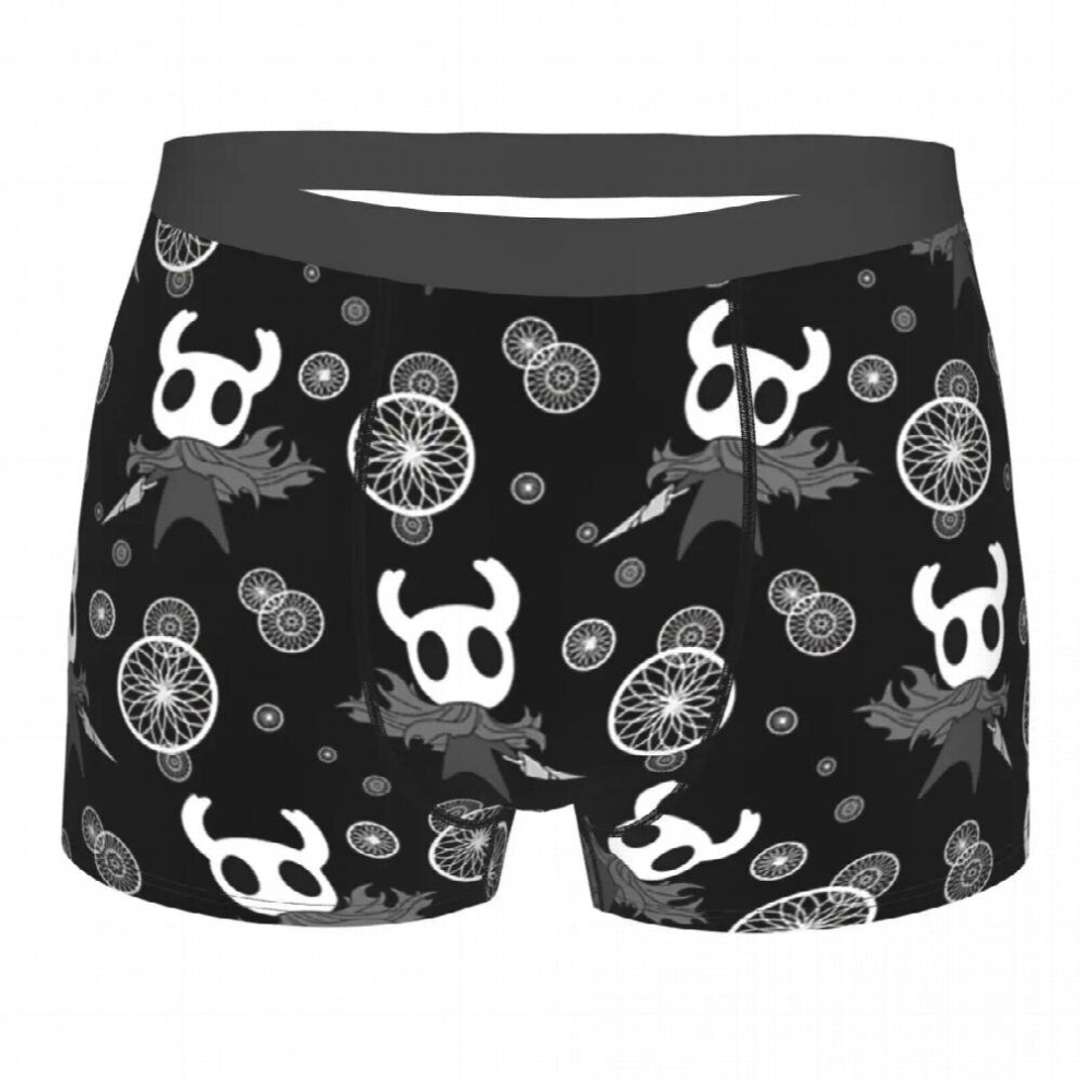 Hollow Knight Pattern Underpants Breathbale Panties Male Underwear Print Shorts Boxer Briefs