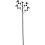 Bird Feeders Pole With Hanging Leave Branches for Feeders 2