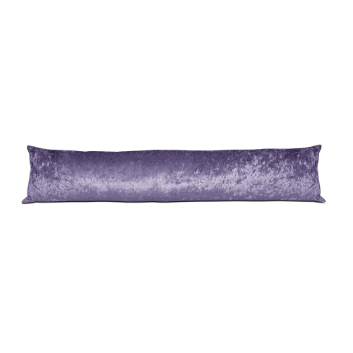 Crushed Velvet Draught Excluder - Purple
