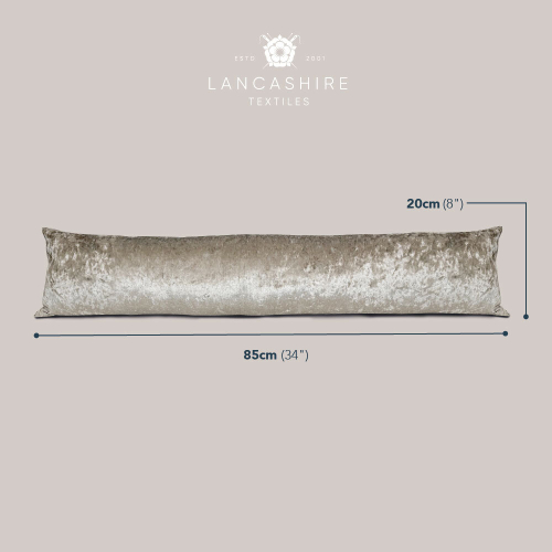 Crushed Velvet Draught Excluder - Purple 1