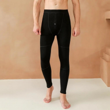 450g 600g Thick Tight Warm Thermal Underwear Men Pant Mens Leggings Winter Mens Pantyhose Fleece Cotton Long Johns
