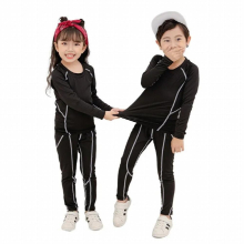Men Boy Girl Kids Thermal Underwear Suit Autumn Winter Children Warm Thermo Underwear Sets Knitted LuckyLong Johns Tracksuit 2