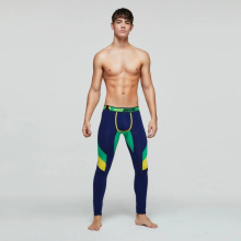 Mens Pants Slim U-pouch Bag Push Up Mens Leggings Stitching Warm Pants Thermal Underwear Bottoms