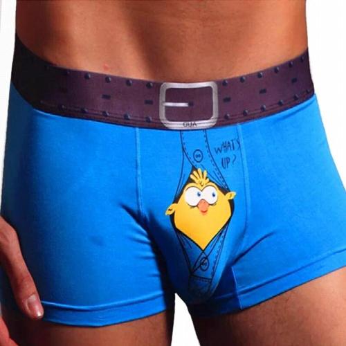Herren Boxershorts Atmungsaktive Baumwolle Modal Dual Pouch Bulge Enhancing Unterwäsche, Grau 1 blau 2 3 Stück, XX Large