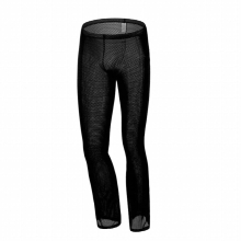 Mens Bottoms Sexy Underwear Trousers Men?s Leggings Long Johns Perspective Large Mesh Out Sport Home Pajama Pants