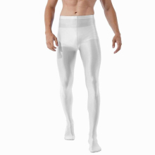 Men Glossy Pantyhose Stretchy Convex Pouch Stockings Ballet Dance Yoga Silky Footed Tihgts Sports Sexy Gay Underwear