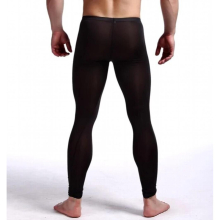 Mens Thermal Underwear Long Johns Men Autumn Winter Warm Sexy Ultra-thin Long johns Solid Low Rise Underpants C-026