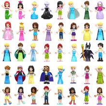 (Style A 40PCS) 41Pcs Friends Girls Mini Figures Building Blocks Toys