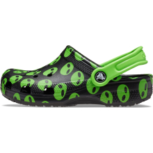 crocs Kids classic graphic clog, Alien Print, 11 Little Kid