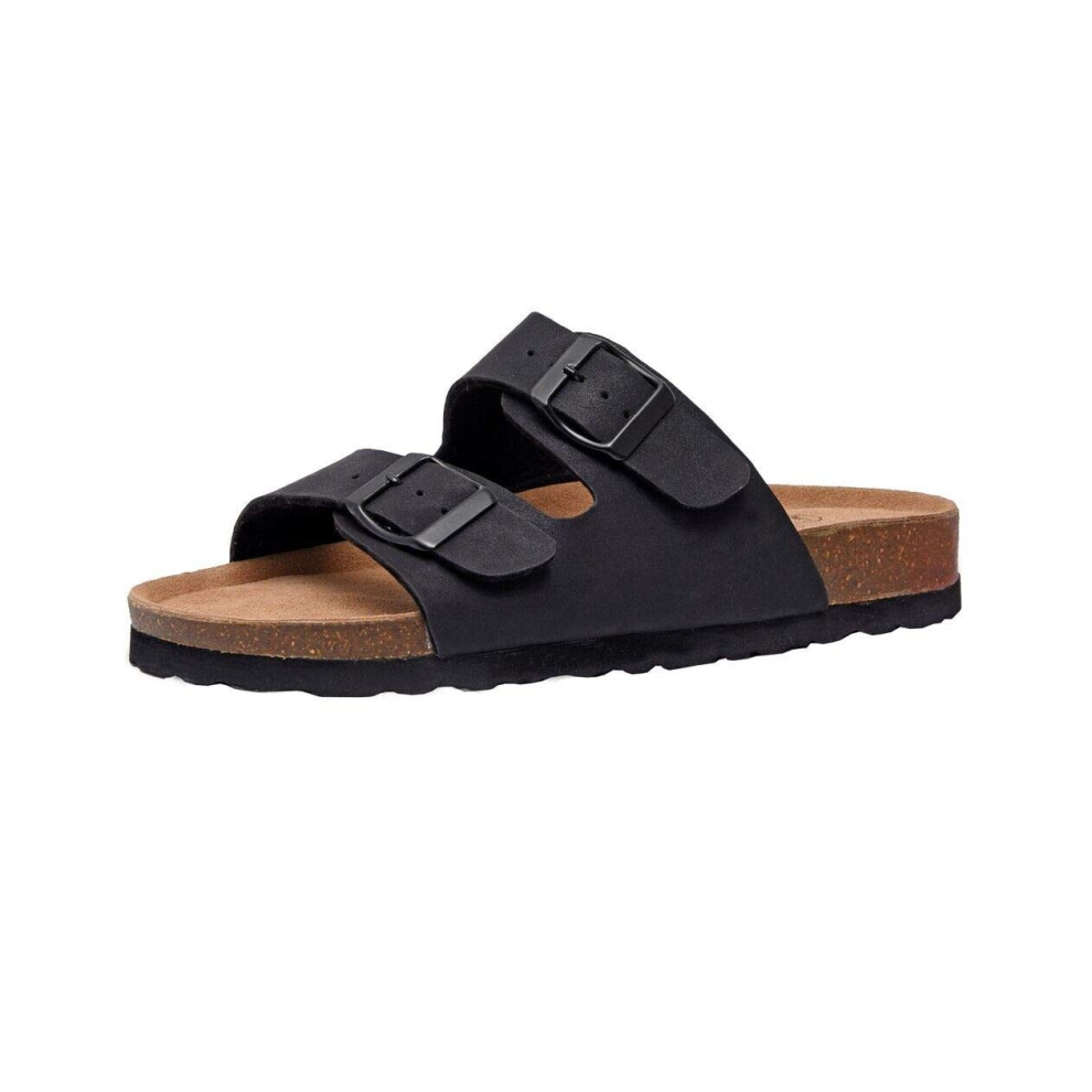 Sandales    enfiler CUSHIONAIRE Lane pour femme, noires, pointure 9  M