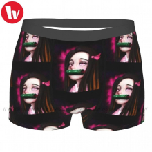 Kimetsu No Yaiba Underwear Pouch Trenky Polyester Trunk Plain Youth Boxer Brief