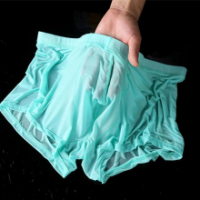 Men Wet Seductive Sexy Boxer Briefs Thin Transparent Underwear Shorts Trunks Boxershorts Men Sexy Gays Underwear Panties Briefs