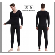 Winter mens non-marking thermal Mens Underwears suit cationic skin-friendly comfortable quick-heating Long Johns suit