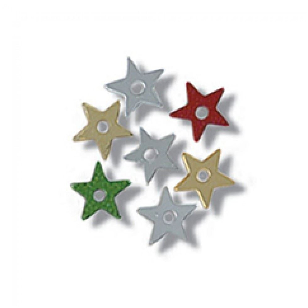Trimits Tiny Sequin Stars - Per Pack Of 250 Silver