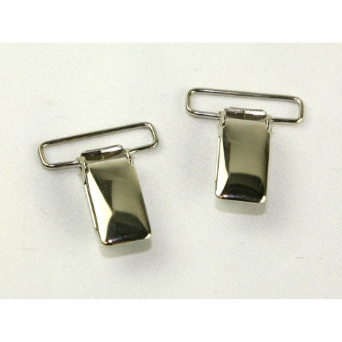 Brace Clip Buckle  Silver - per pack of 2