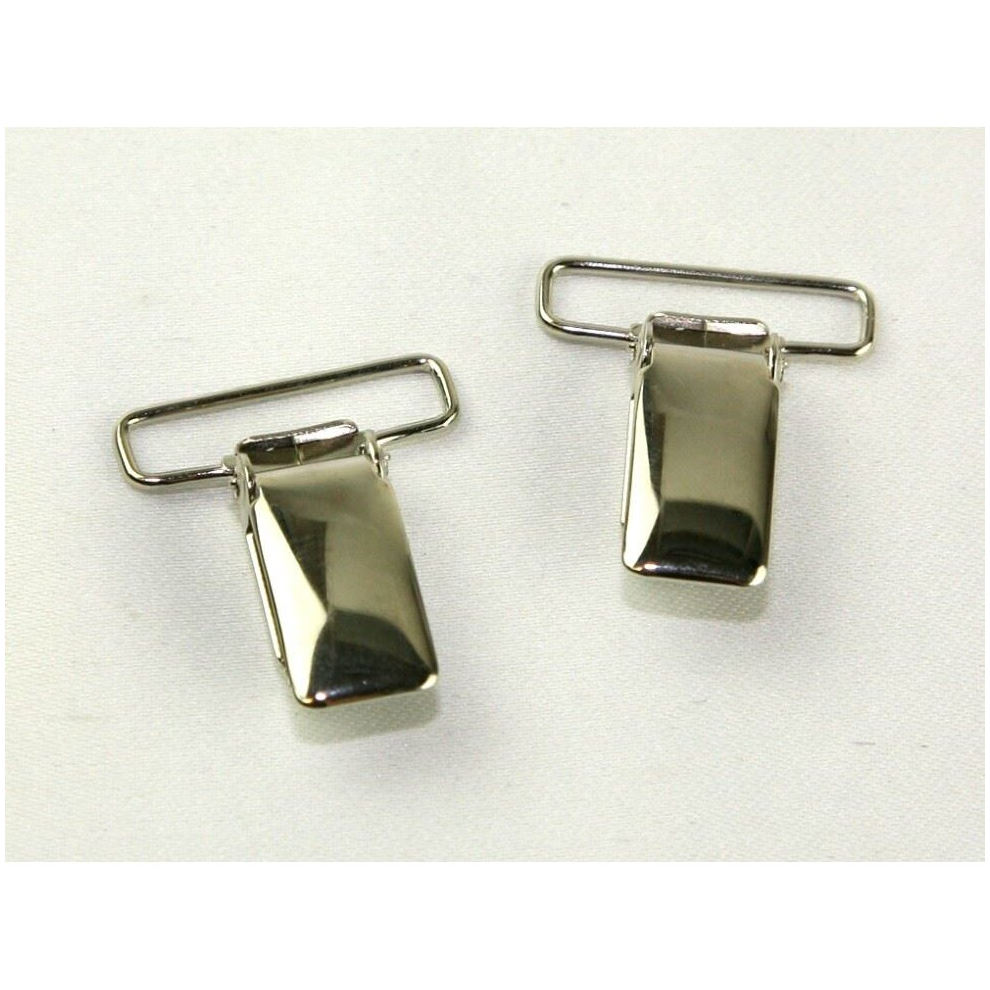 Minerva Brace Clip Buckle - Per Pack Of 2 Silver