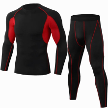 Aismz Winter Thermal Underwear Sets Men Quick Dry Anti-microbial Stretch Mens Thermo Underwear Male Warm Long Johns Fitness