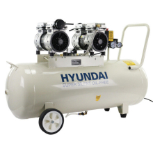 Hyundai HY275100  100 Litre Silenced Air Compressor 1500W Electric Oil-free 2hp